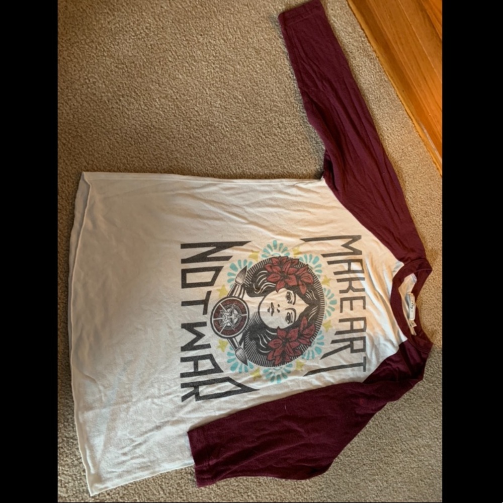 Obey Make Art Not War shirt